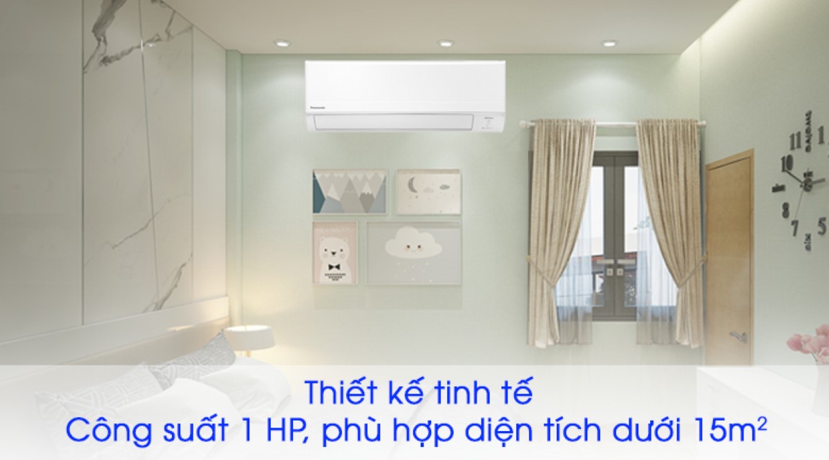 Điều hòa Panasonic 1 chiều Inverter 9000BTU CS-PU9WKH-8M 1